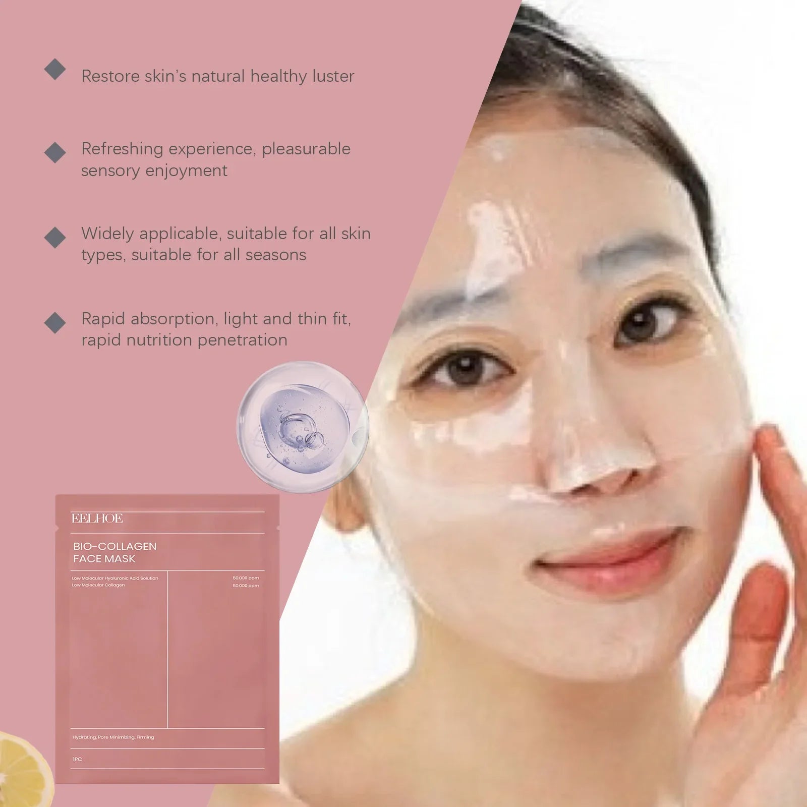 Eelhoe Bio Collagen Face Mask Set-2