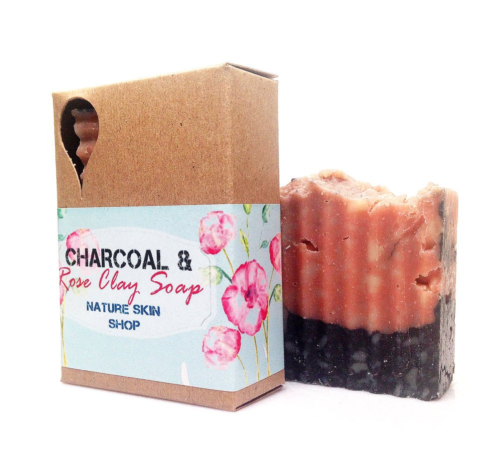 Bay Rum Activated Charcoal And Rose Clay Healing Bar, Natural Cold Process-3
