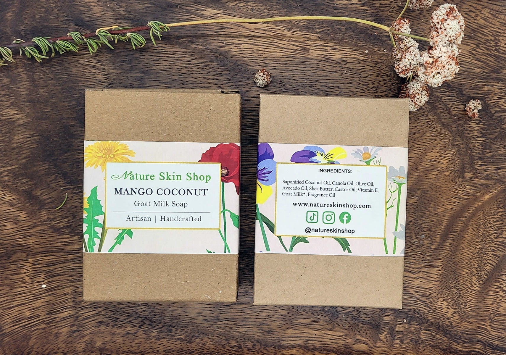 Mango Coconut Soap, Goat Milk Soap-1