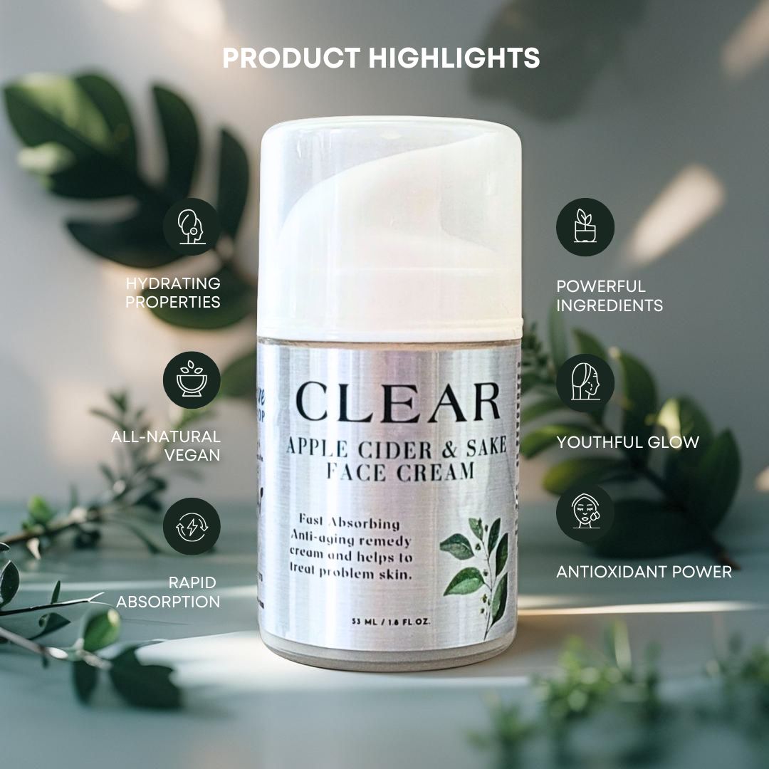 CLEAR | Apple Cider & Sake Face Cream-1