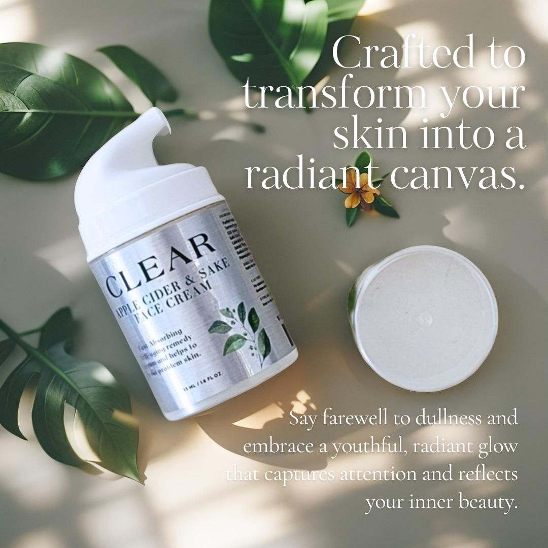 CLEAR | Apple Cider & Sake Face Cream-3