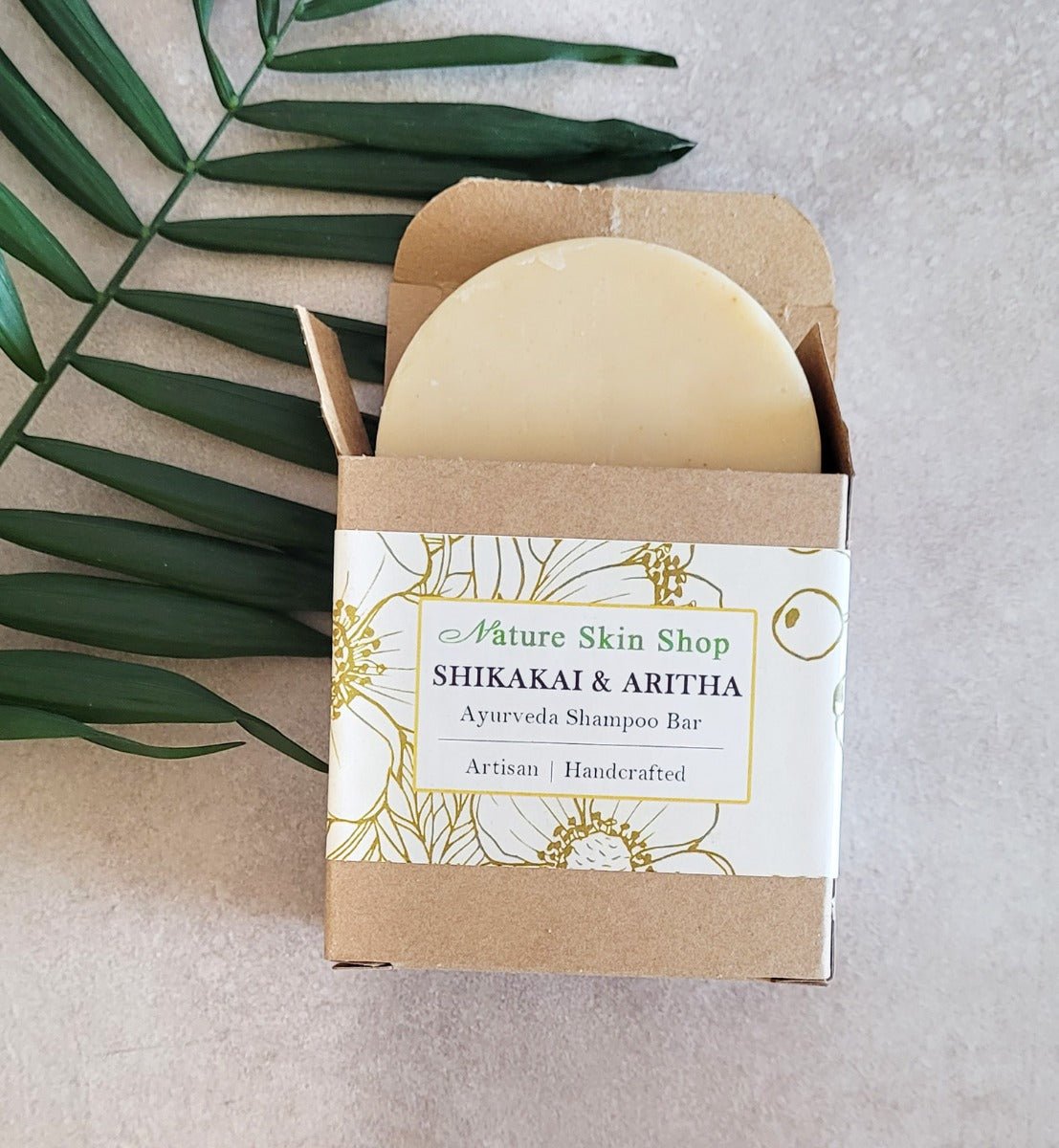 Shampoo Bar Shikakai And Aritha (Soapnut) Organic Shampoo Bar-0